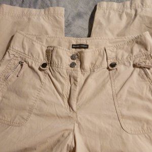 NY & Co Wide leg capri w/ pockets high waisted